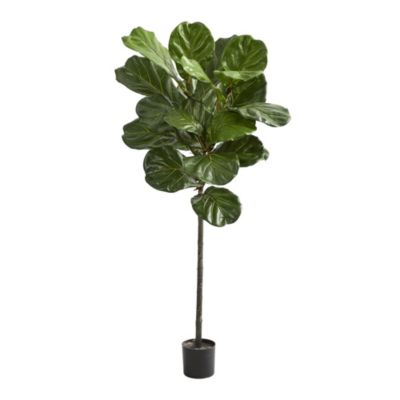 Nearly Natural 52-Inch Fiddle Leaf Artificial Tree, Green