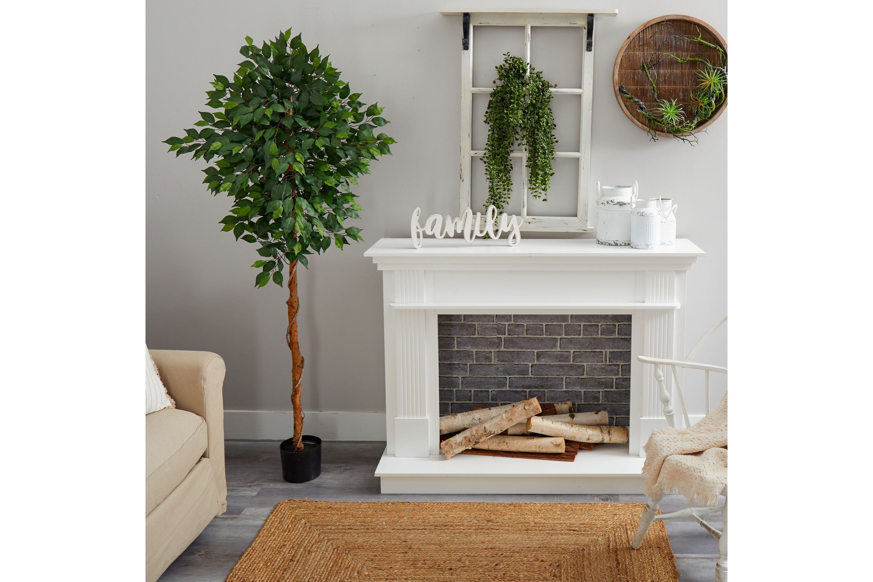 6-Foot Ficus Artificial Tree