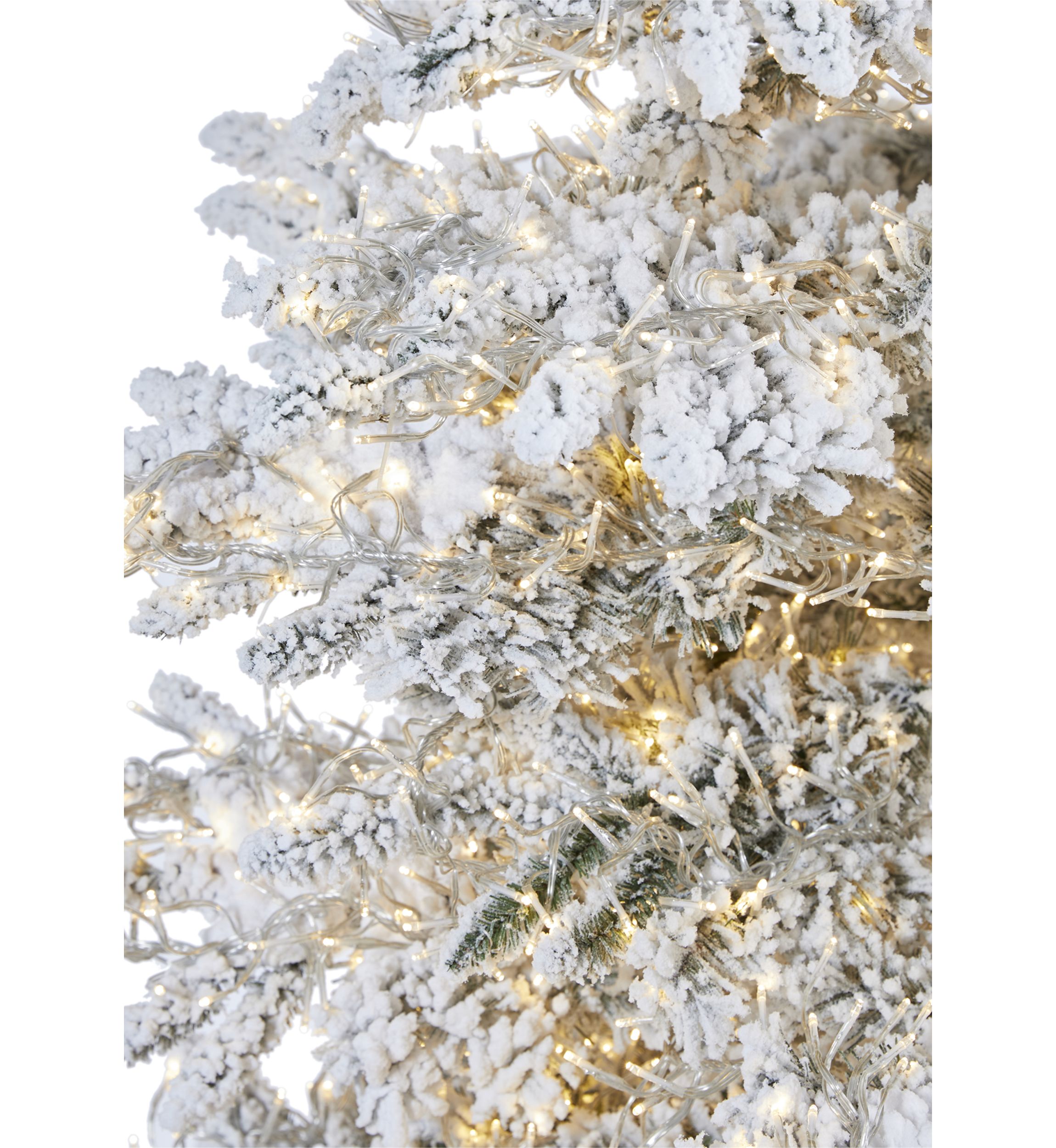 9 Foot Flocked Grand Northern Rocky Fir Christmas Tree