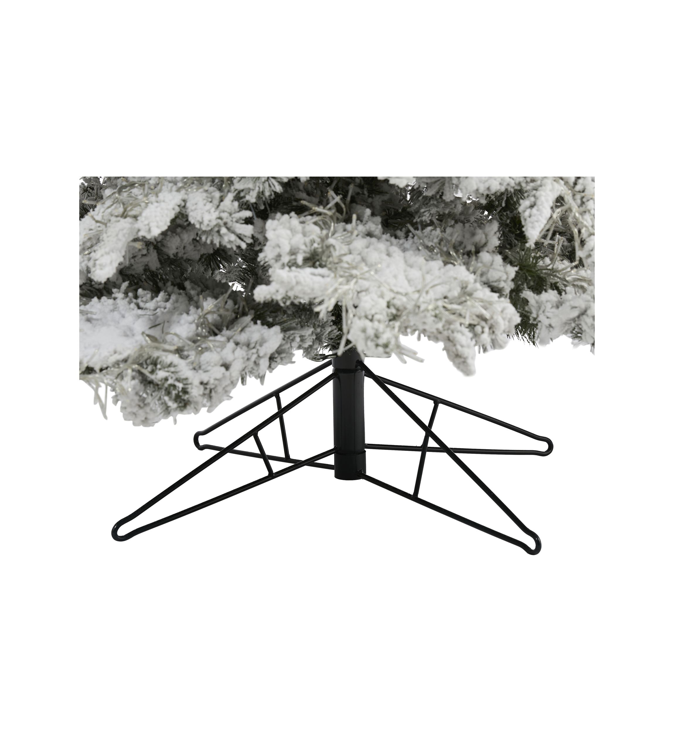 9 Foot Flocked Grand Northern Rocky Fir Christmas Tree