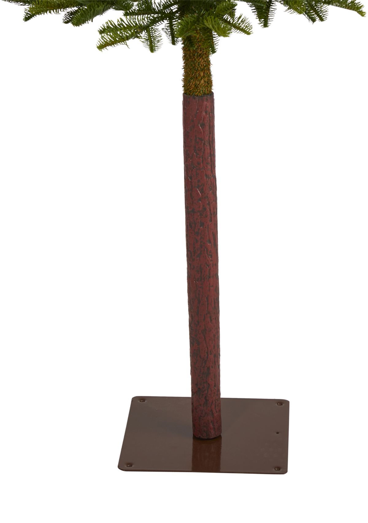 6 Foot Alaskan Alpine Artificial Christmas Tree with 100 Clear Microdot (Multifunction) LED Lights and 112 Bendable Branches