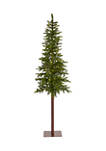 7 Foot Alaskan Alpine Artificial Christmas Tree with 150 Clear Microdot (Multifunction) LED Lights and 165 Bendable Branches