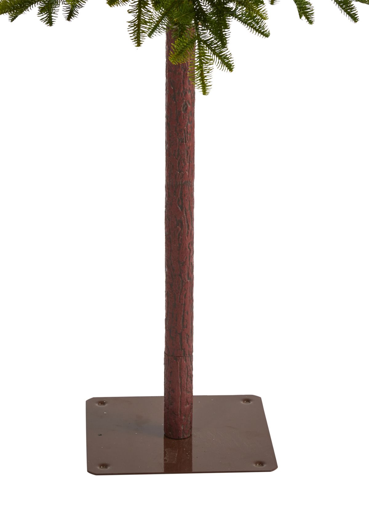 7 Foot Alaskan Alpine Artificial Christmas Tree with 150 Clear Microdot (Multifunction) LED Lights and 165 Bendable Branches