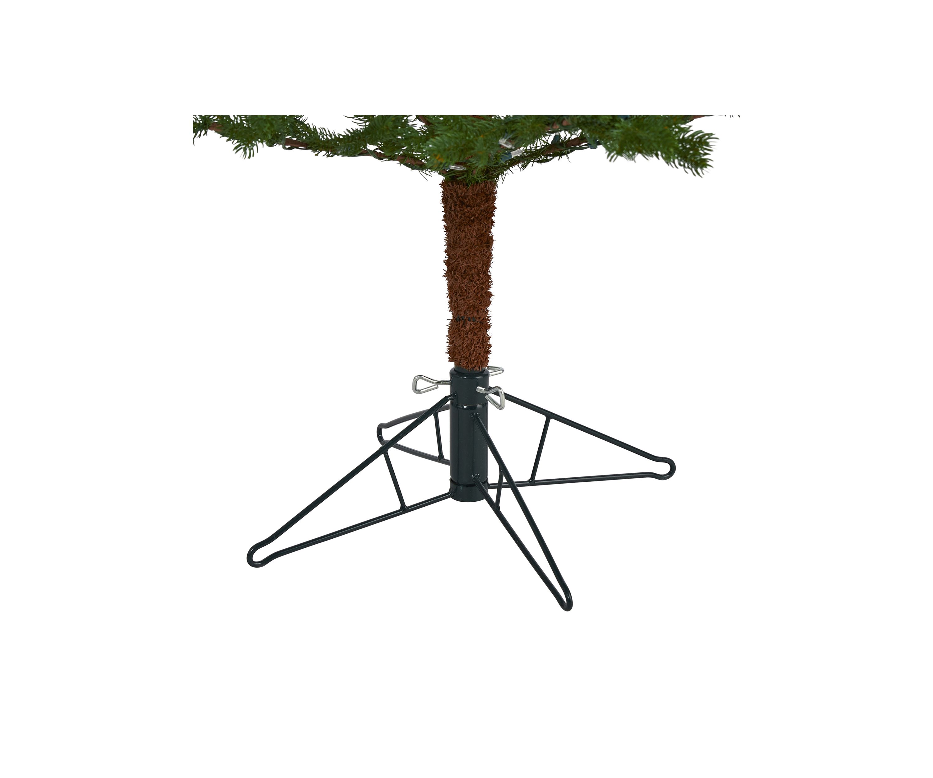 7.5 Foot Fairbanks Fir Artificial Christmas Tree with 350 Clear Warm (Multifunction) LED Lights and 280 Bendable Branches