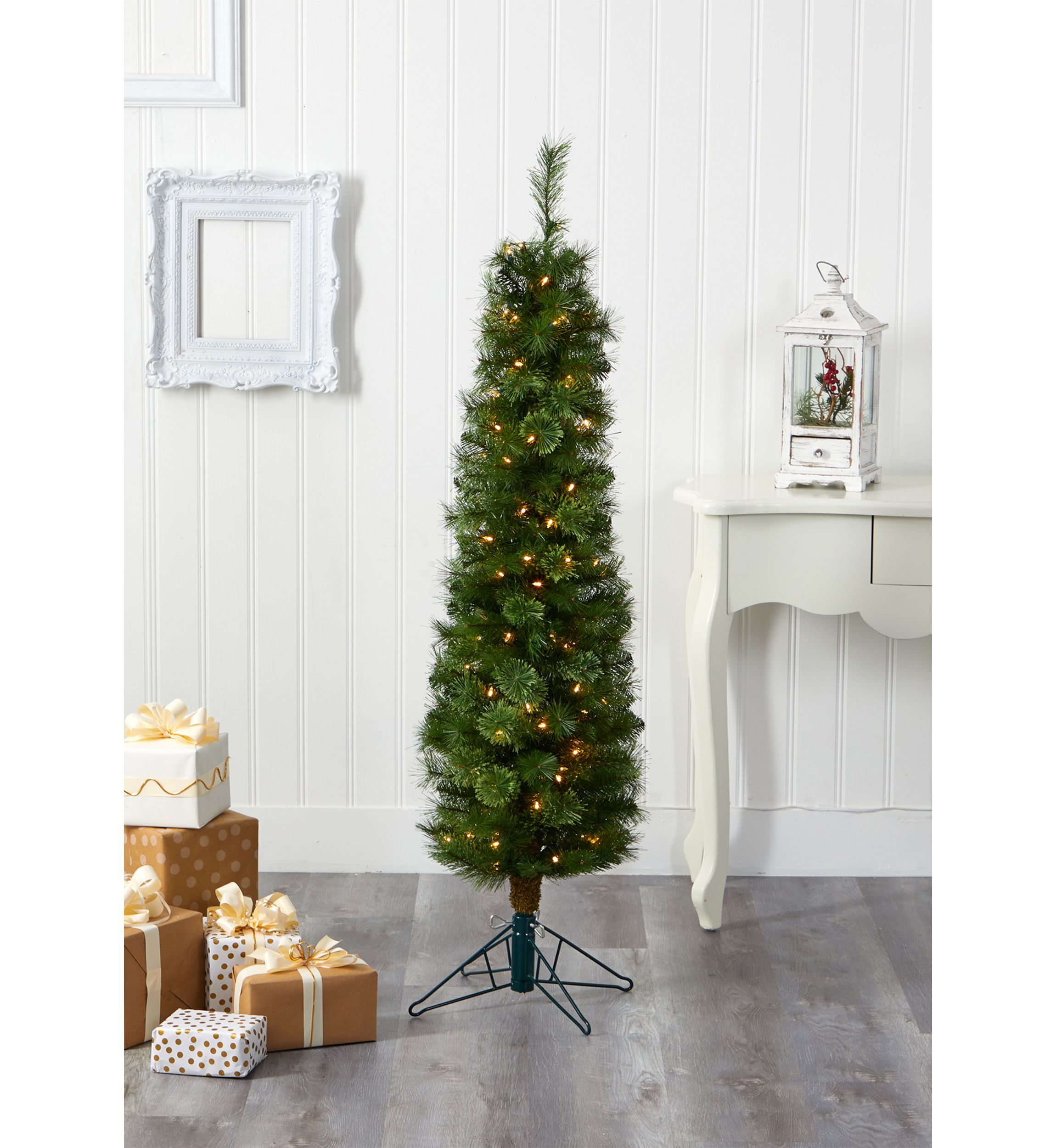 5 Foot Green Pencil Christmas Tree