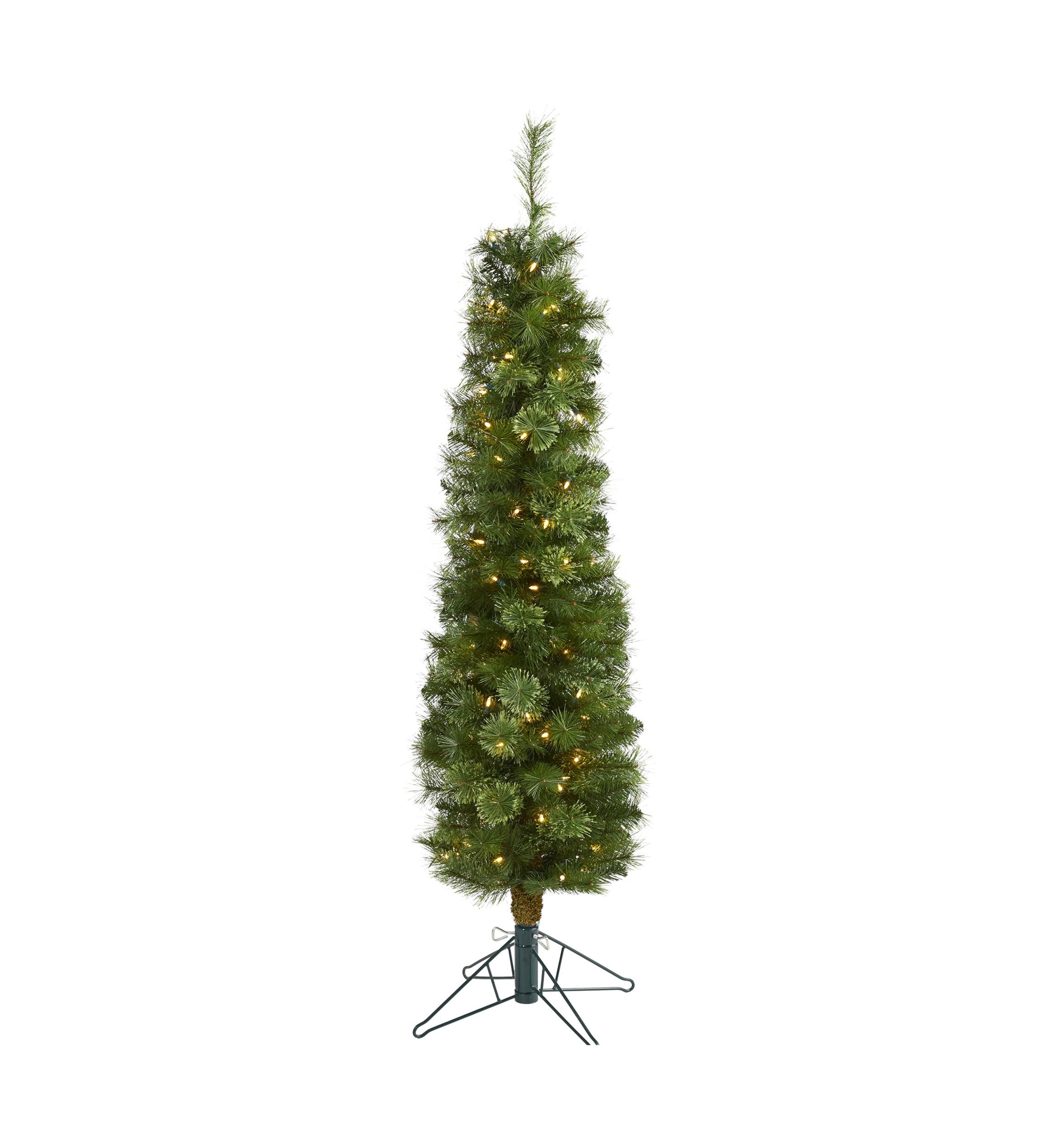 5 Foot Green Pencil Christmas Tree