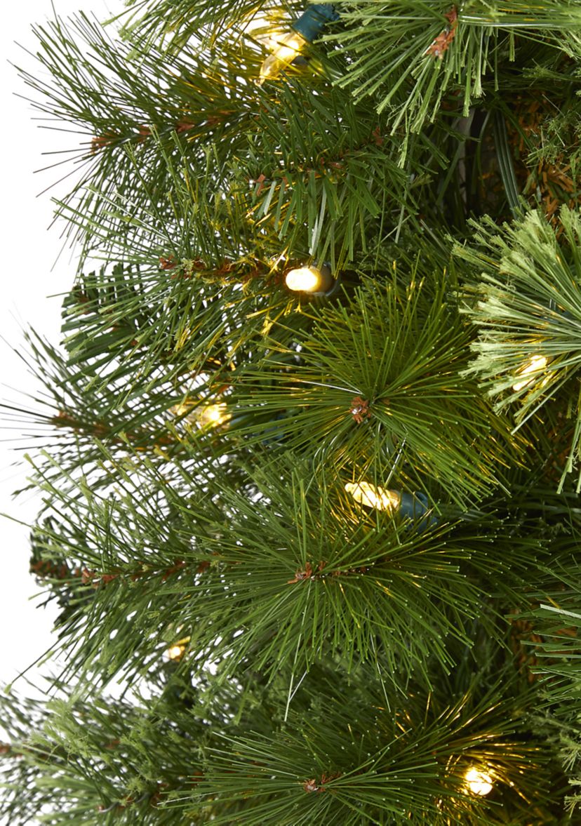 5 Foot Green Pencil Christmas Tree
