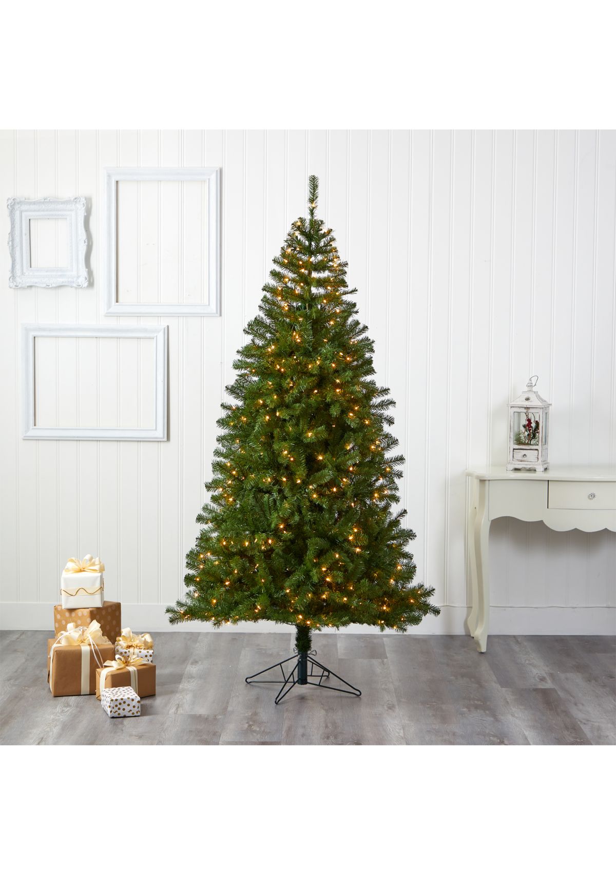 7 Foot Springfield Artificial Christmas Tree with 400 Warm Clear Lights and 916 Bendable Branches