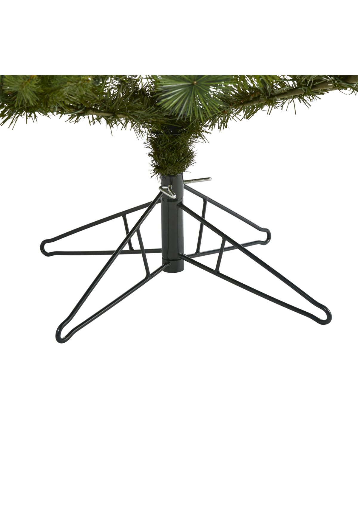 6 Foot Mount Hood Spruce Artificial Christmas Tree with 300 Warm White Lights and 673 Bendable Branches