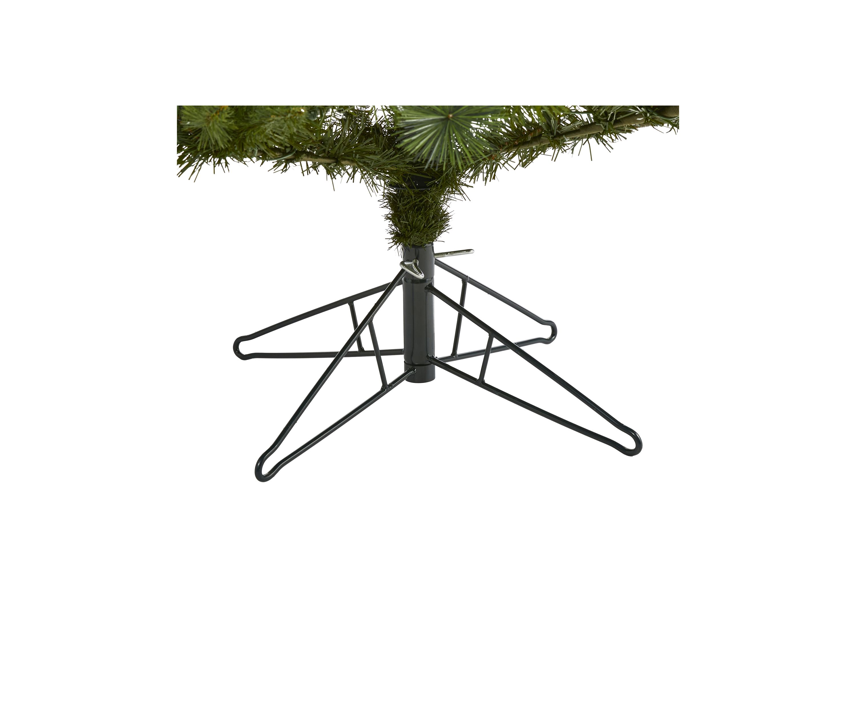 6 Foot Mount Hood Spruce Artificial Christmas Tree with 300 Warm White Lights and 673 Bendable Branches