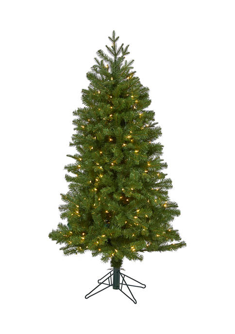 5 Foot Vancouver Spruce Artificial Christmas Tree with 200 Warm White Lights and 461 Bendable Branches