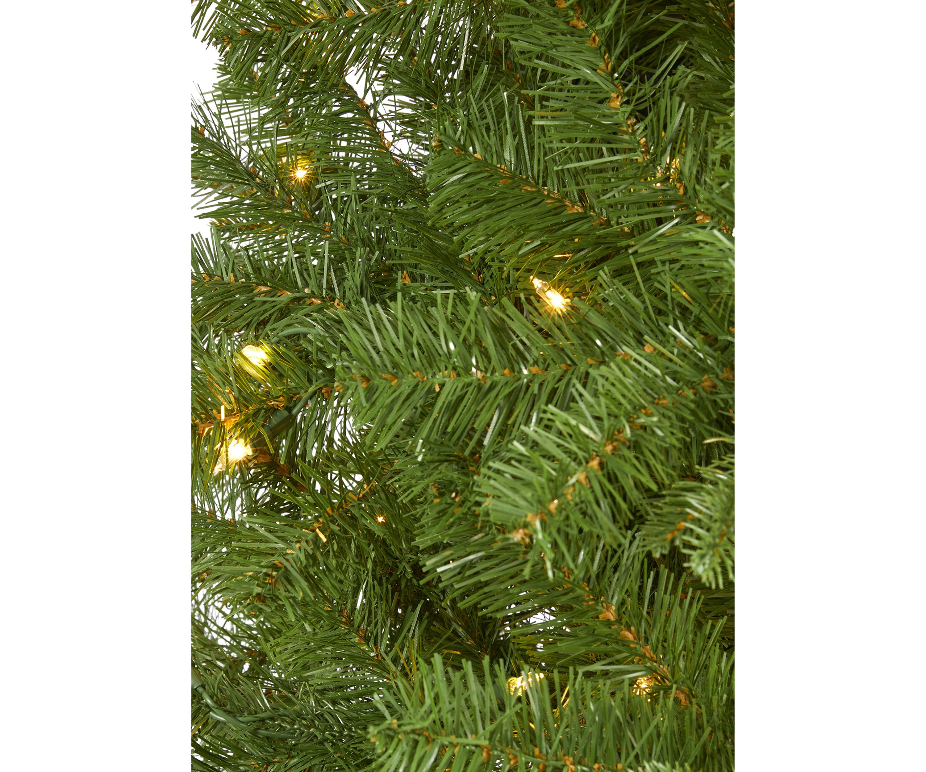 6.5 Foot Vancouver Spruce Artificial Christmas Tree with 250 Warm White Lights and 803 Bendable Branches