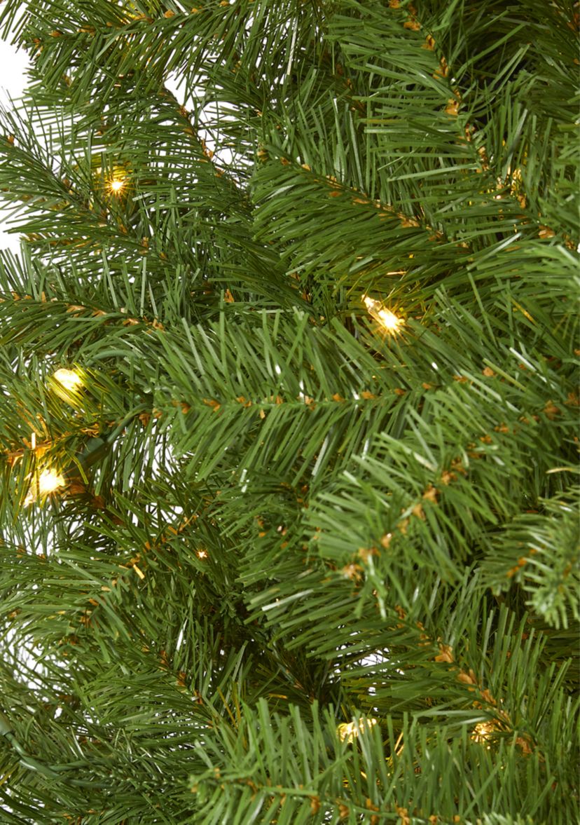 6.5 Foot Vancouver Spruce Artificial Christmas Tree with 250 Warm White Lights and 803 Bendable Branches