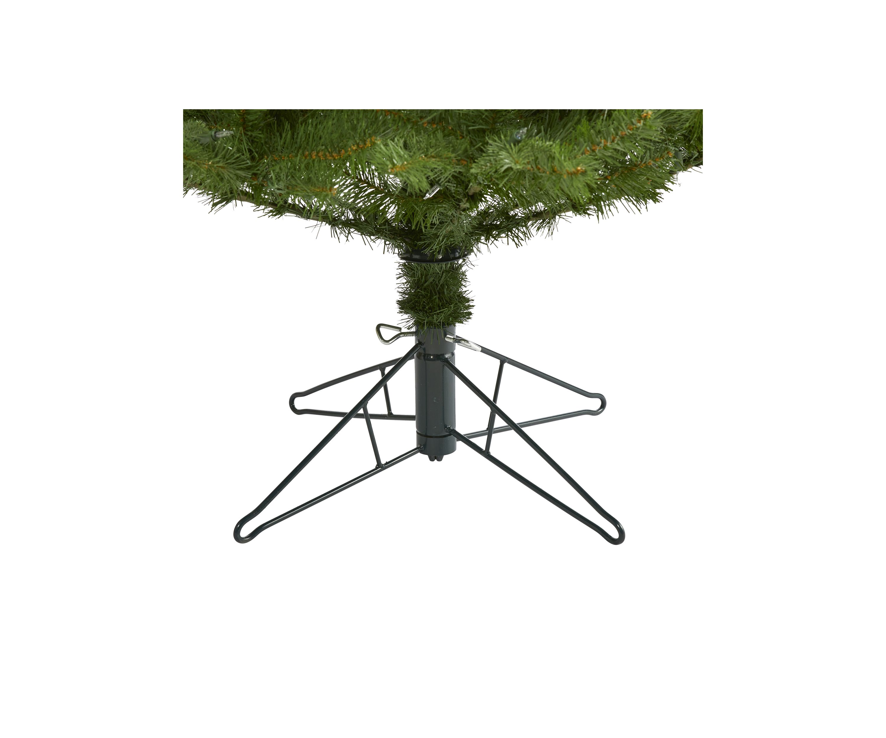 6.5 Foot Vancouver Spruce Artificial Christmas Tree with 250 Warm White Lights and 803 Bendable Branches