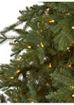 7.5 Foot New Hampshire Spruce Artificial Christmas Tree with 650 Warm White Lights and 1462 Bendable Branches