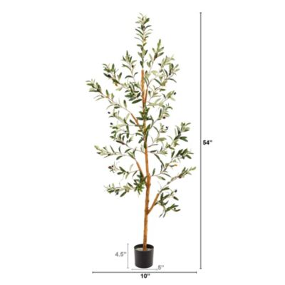 4.5-Foot Olive Artificial Tree