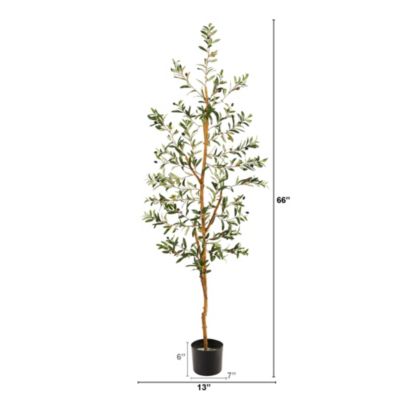 5.5-Foot Olive Artificial Tree
