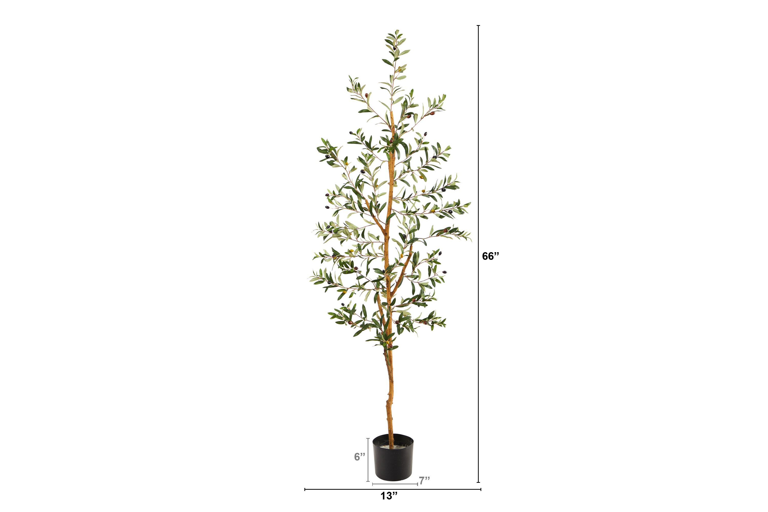 5.5-Foot Olive Artificial Tree