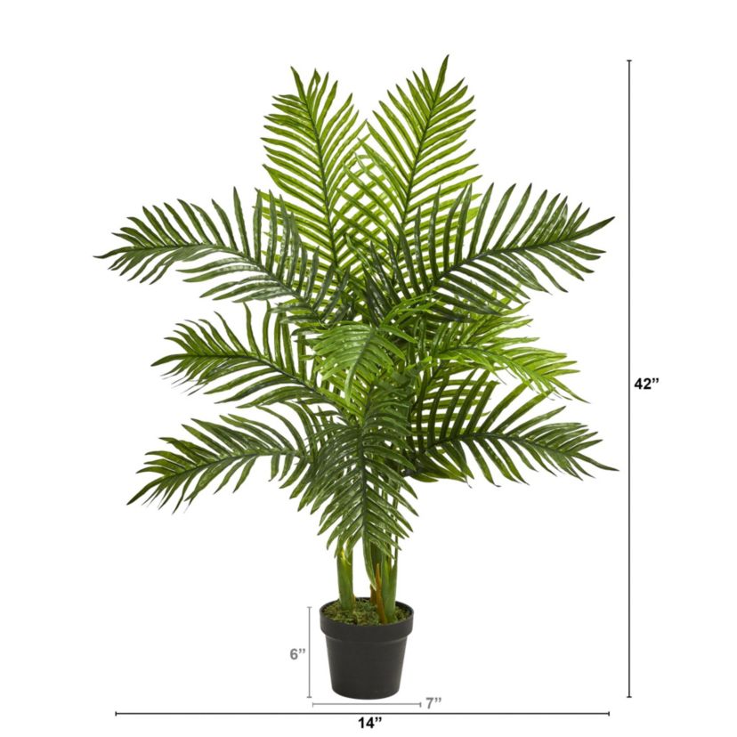3.5-Foot Areca Palm Artificial Tree (Real Touch)