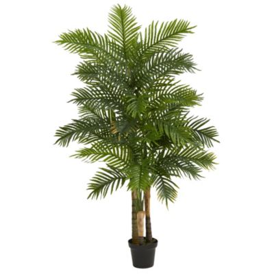 Nearly Natural 6-Foot Areca Palm Artificial Tree (Real Touch), Green