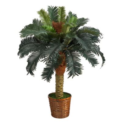 Nearly Natural 3-Foot Sago Palm Artificial Tree, Green