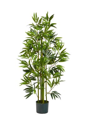 Nearly Natural 4-Foot Bamboo Artificial Tree