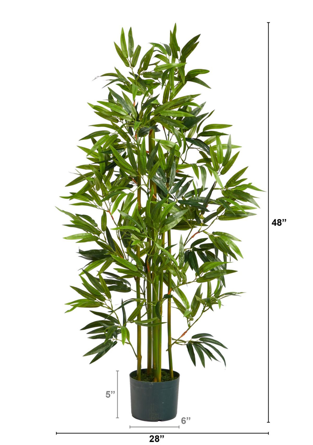 4-Foot Bamboo Artificial Tree