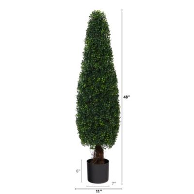 Foot Boxwood Topiary Artificial Tree UV Resistant (Indoor/Outdoor