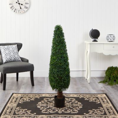 Foot Boxwood Topiary Artificial Tree UV Resistant (Indoor/Outdoor