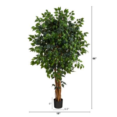 5.5-Foot Palace Ficus Artificial Tree