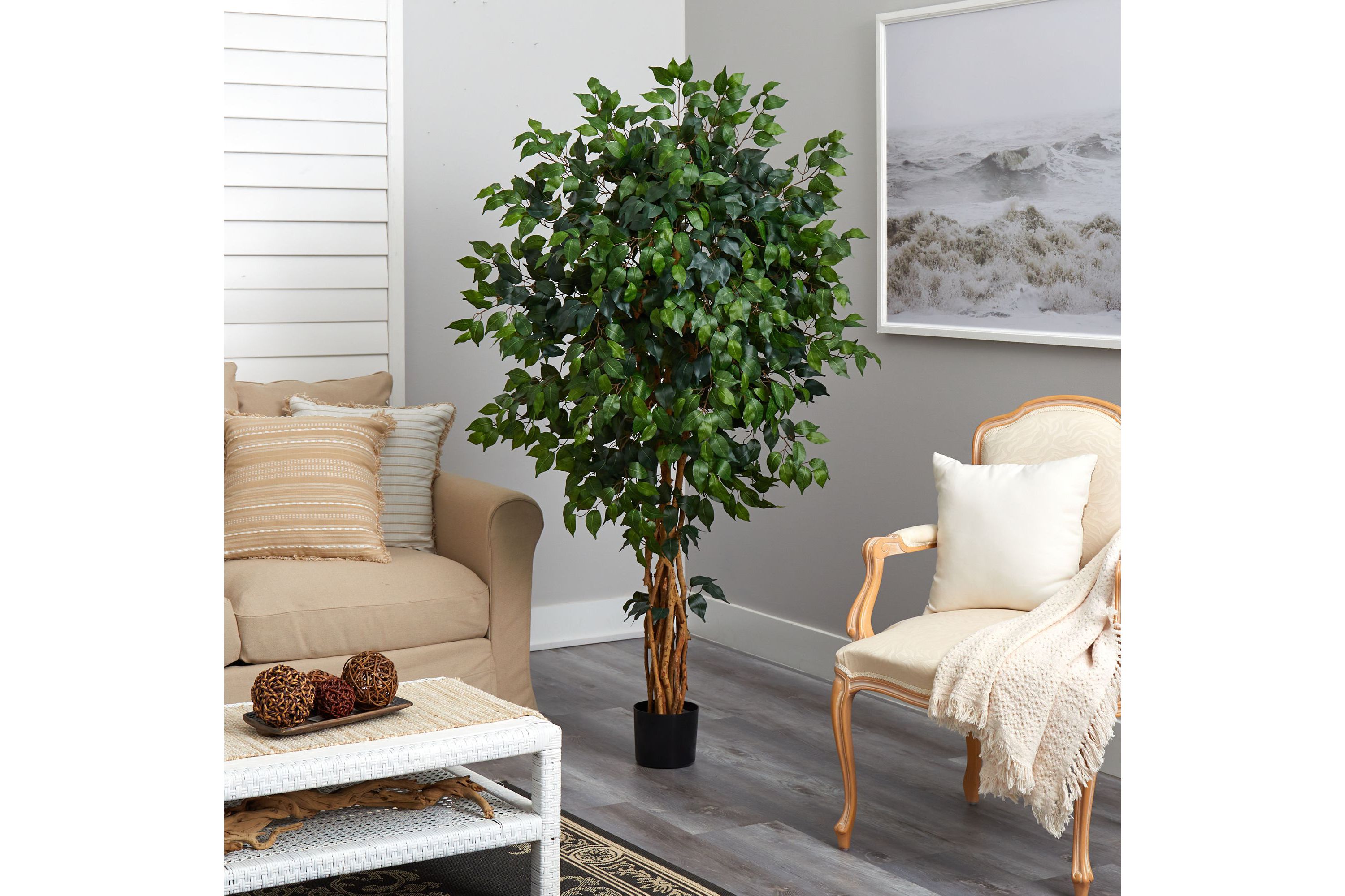 5.5-Foot Palace Ficus Artificial Tree