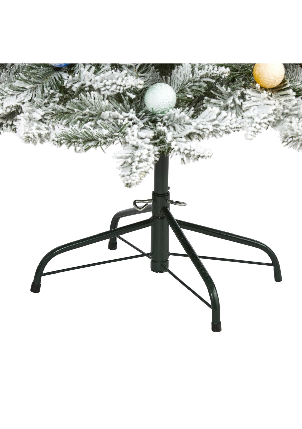 Flocked British Columbia Mountain Fir Christmas Tree