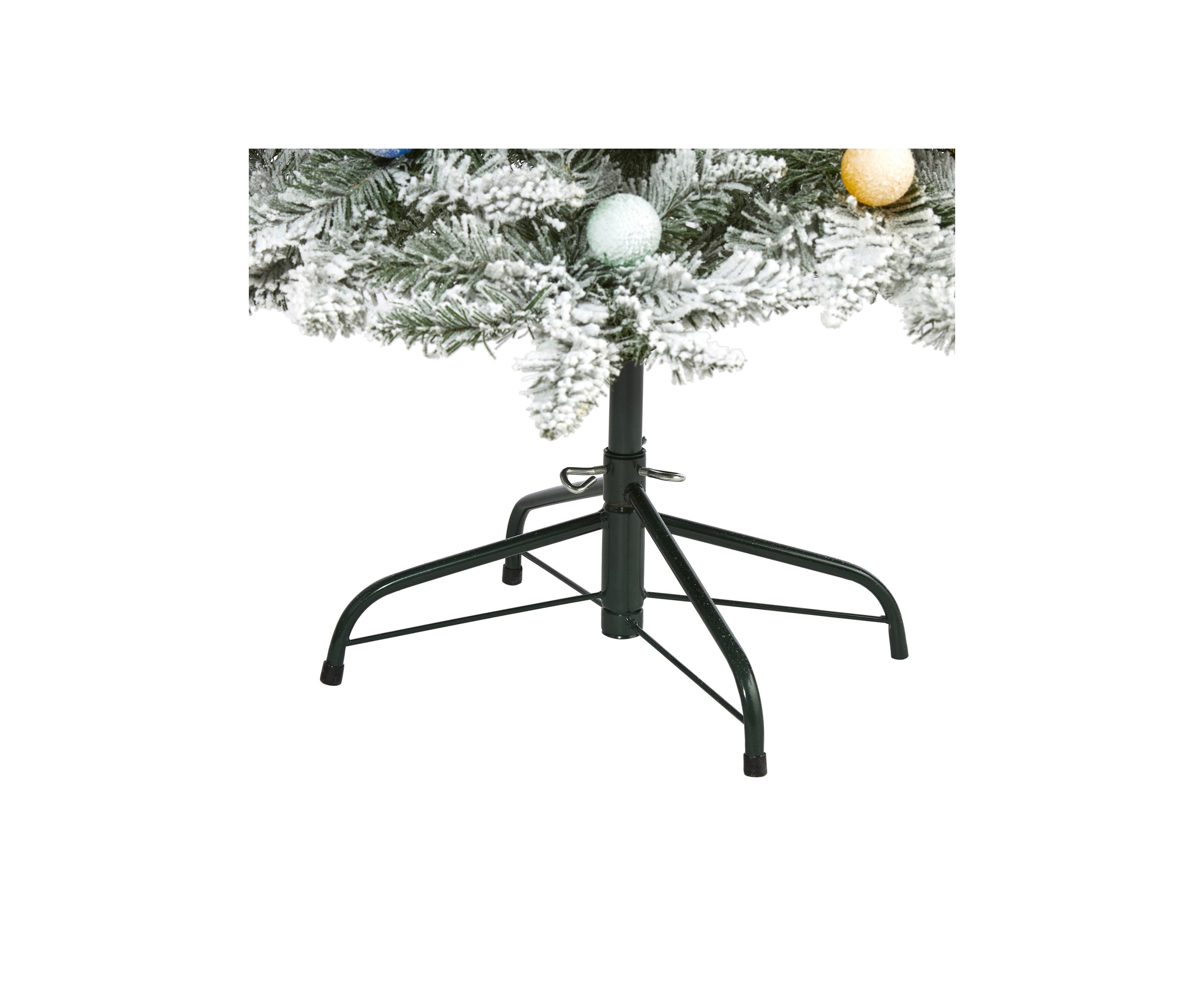 Flocked British Columbia Mountain Fir Christmas Tree