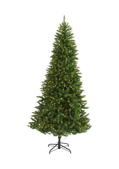 7.5 Foot Green Valley Fir Artificial Christmas Tree with 500 Clear LED Lights