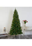 7.5 Foot Green Valley Fir Artificial Christmas Tree with 500 Clear LED Lights