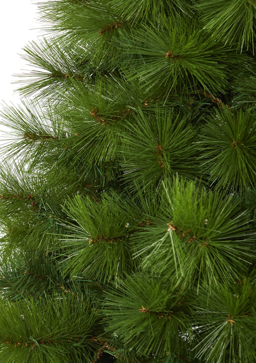 6.5 Foot Green Scotch Pine Artificial Christmas Tree with 350 Clear LED Lights
