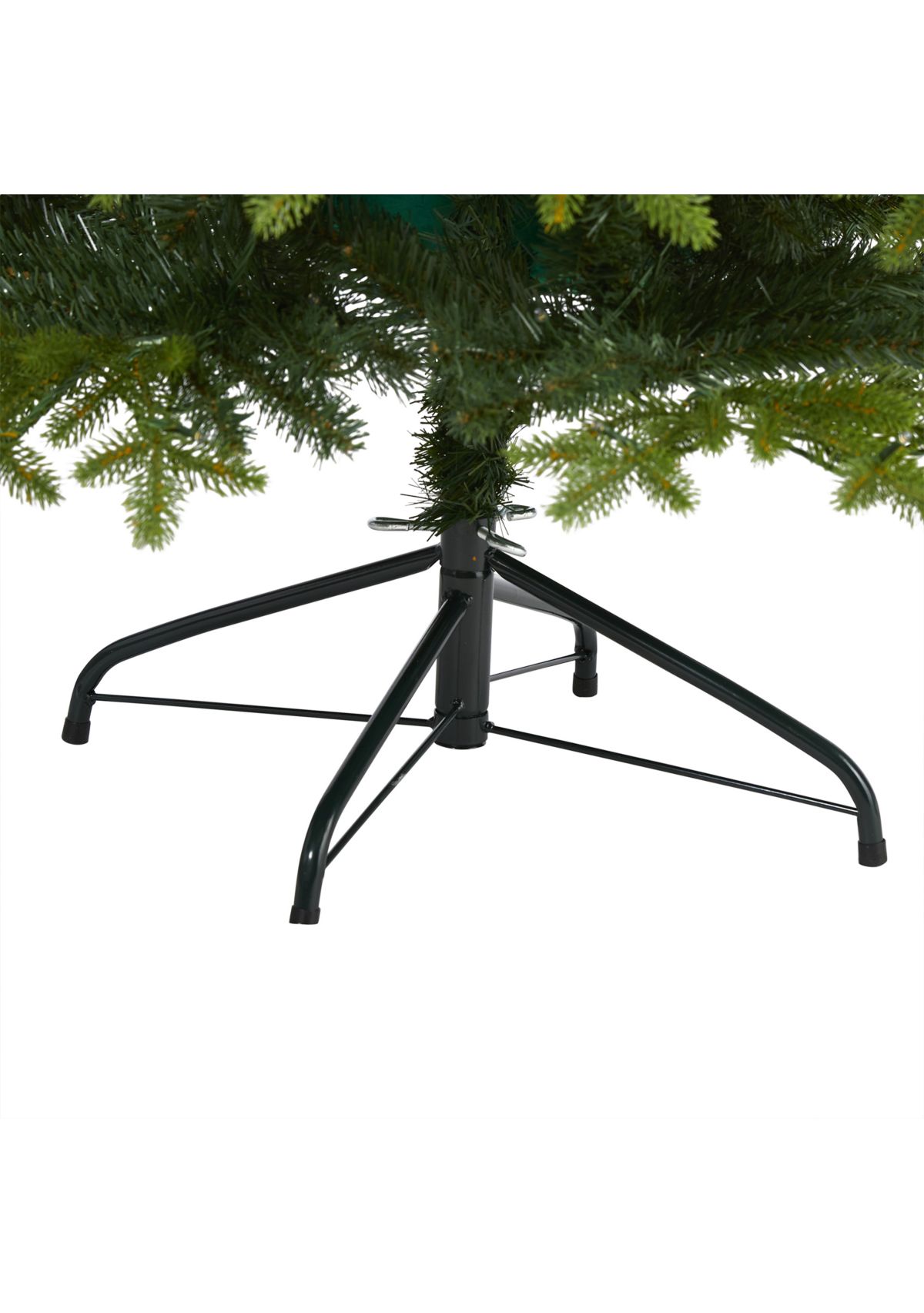 6 Foot Belgium Fir “Natural Look” Artificial Christmas Tree with 300 Clear LED Lights