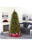 7 Foot Belgium Fir “Natural Look” Artificial Christmas Tree with 500 Clear LED Lights