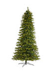 10 Foot Belgium Fir “Natural Look” Artificial Christmas Tree with 1050 Clear LED Lights
