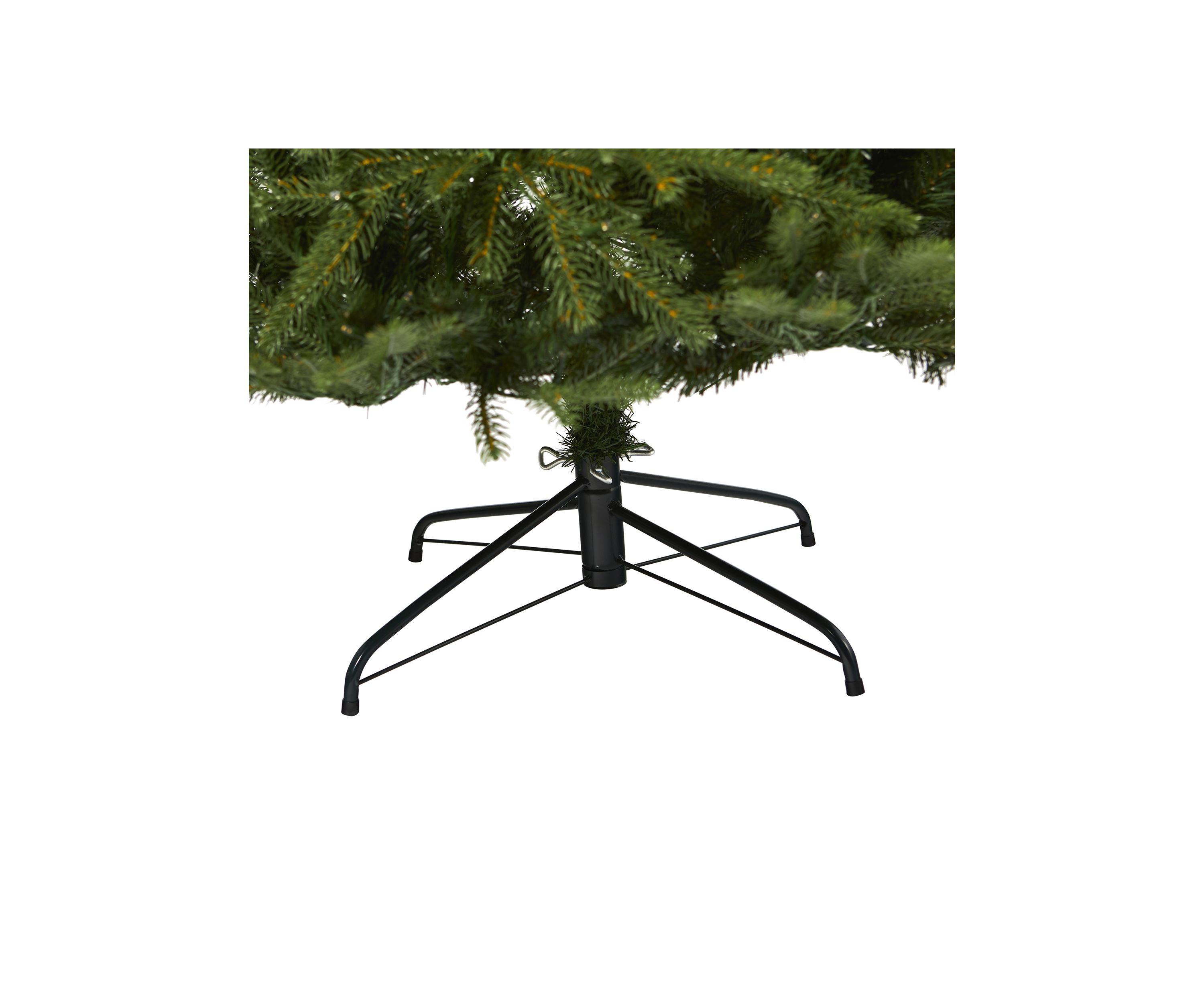 8 Foot Vancouver Fir Christmas Tree with Clear LED Lights and Bendable Branches