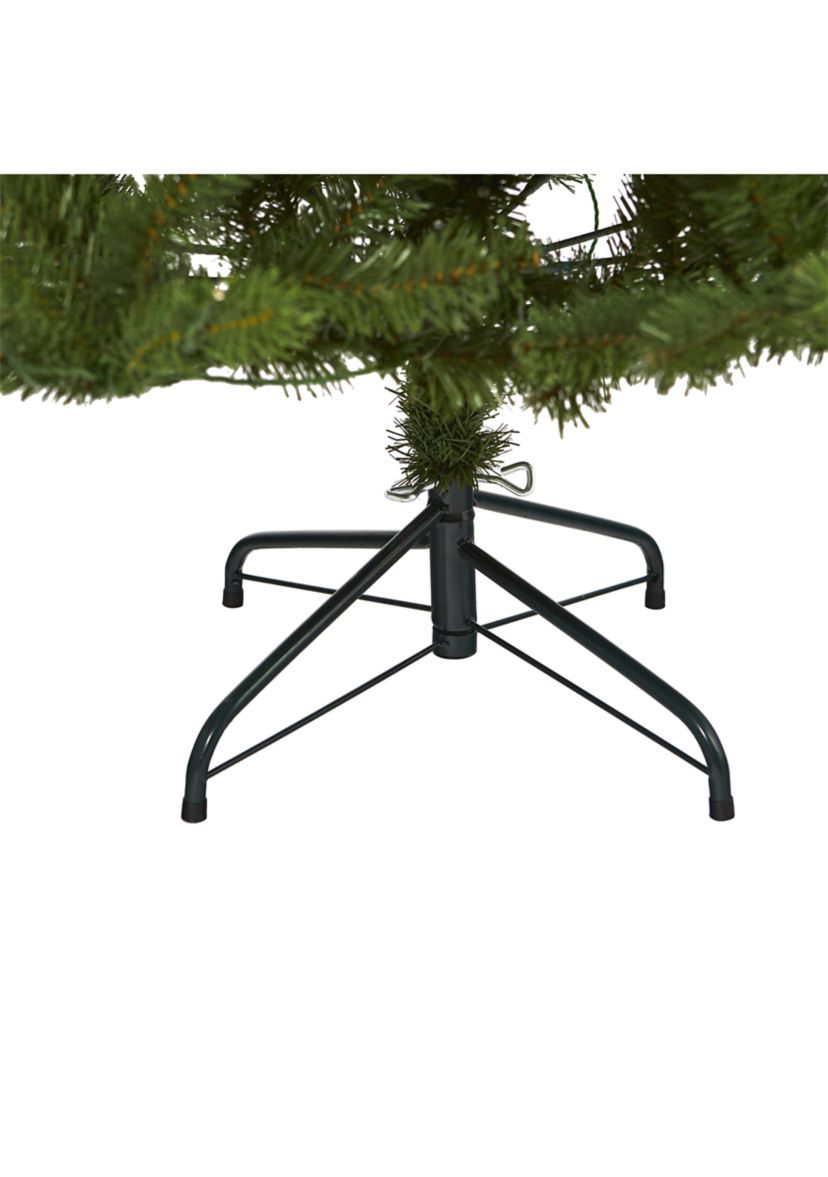 6 Foot New Haven Spruce “Natural Look” Artificial Christmas Tree with 350 LED Lights