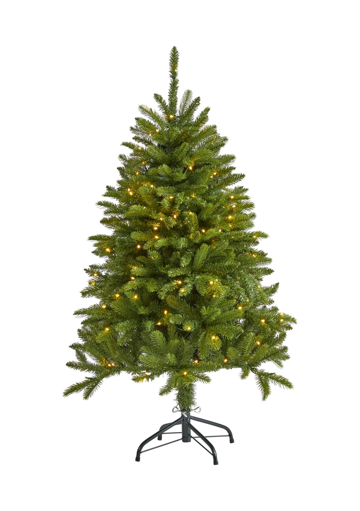 4 Foot Sierra Spruce “Natural Look” Artificial Christmas Tree with 150 Clear LED Lights