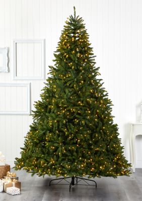 9 Foot Sierra Spruce “Natural Look” Artificial Christmas Tree with 1000 Clear LED Lights and 4443 Tips