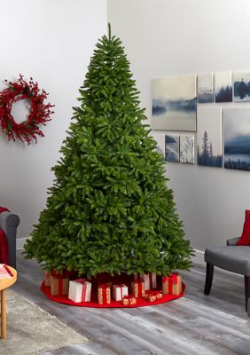 9 Foot Sierra Spruce “Natural Look” Artificial Christmas Tree with 1000 Clear LED Lights and 4443 Tips