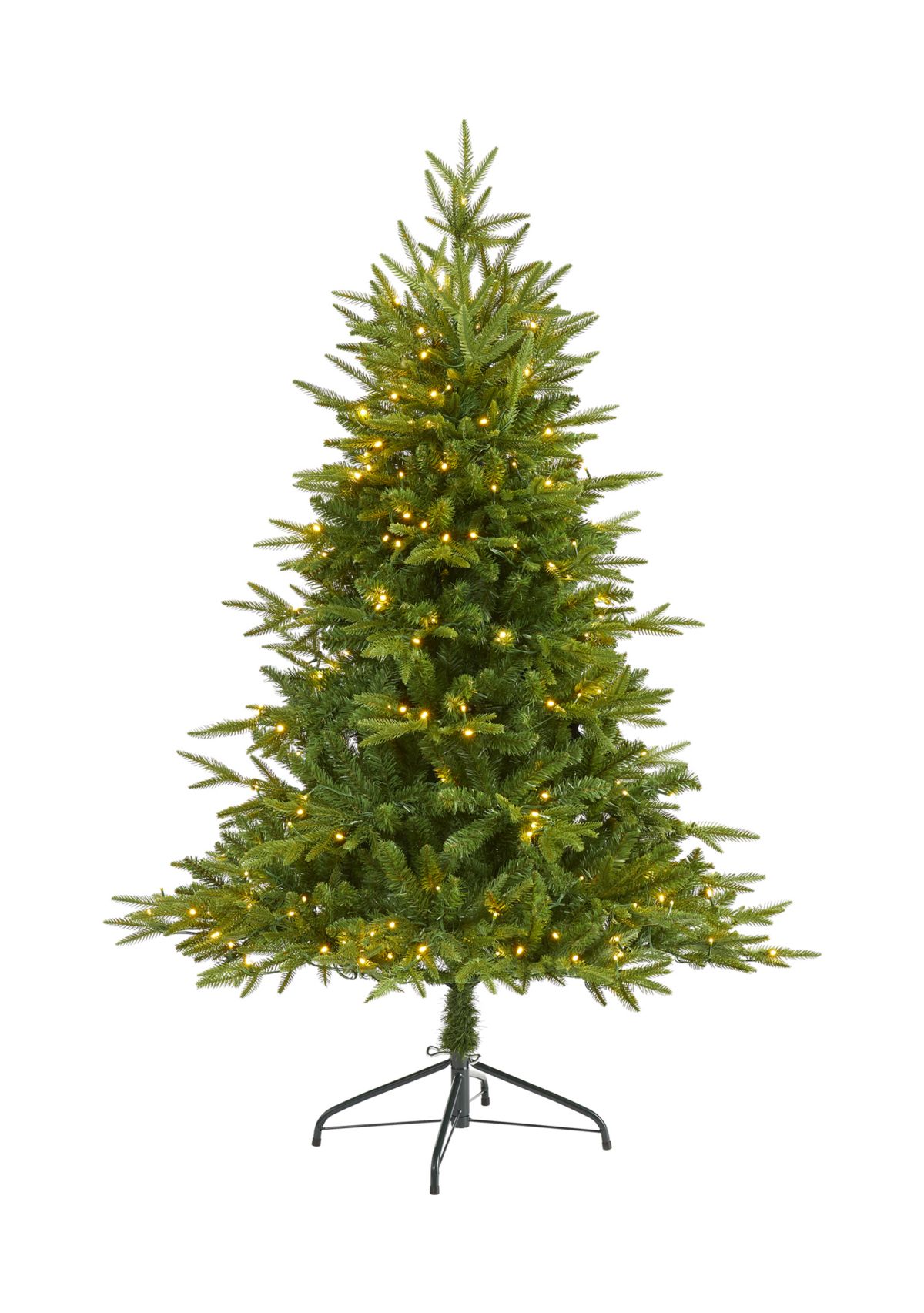 5 Foot Colorado Mountain Fir “Natural Look” Artificial Christmas Tree with 250 Clear LED Lights