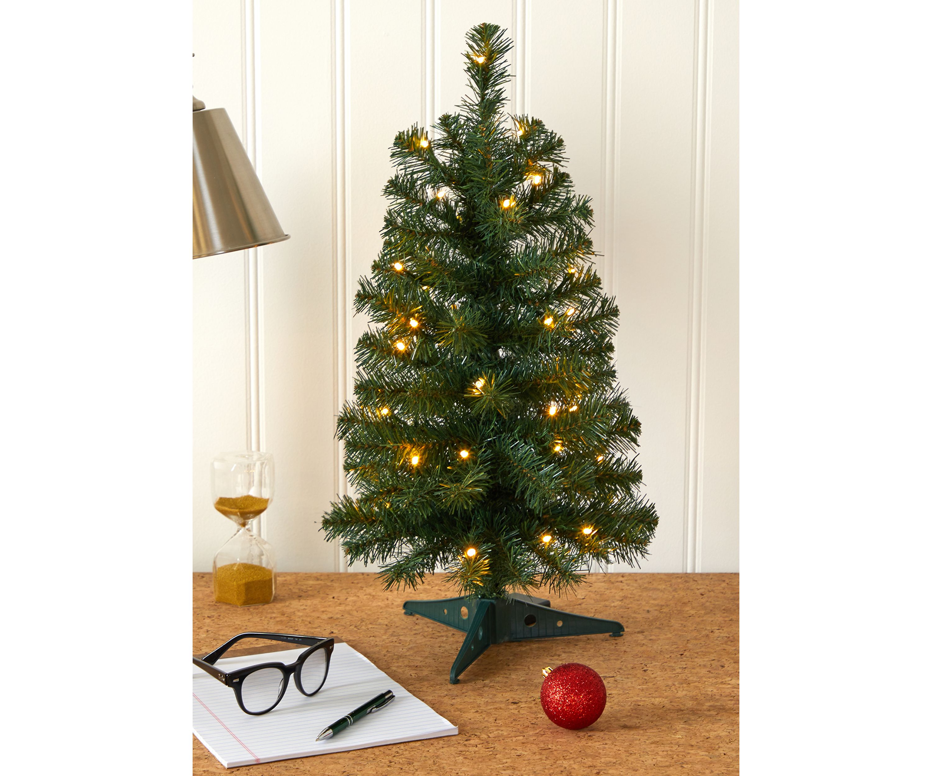 Green Christmas Tree with LED Lights and Bendable Branches