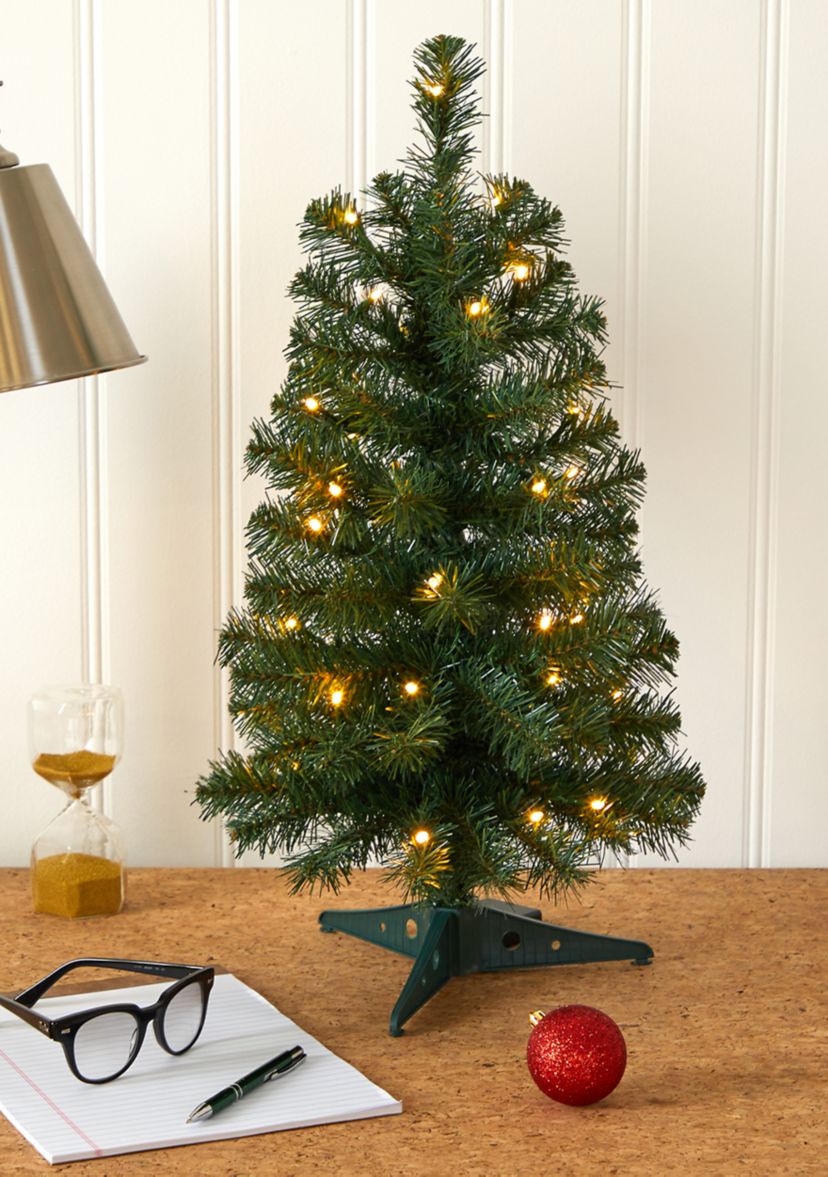 Green Christmas Tree with LED Lights and Bendable Branches