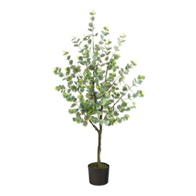 Nearly Natural 4-Foot Eucalyptus Artificial Tree, Green