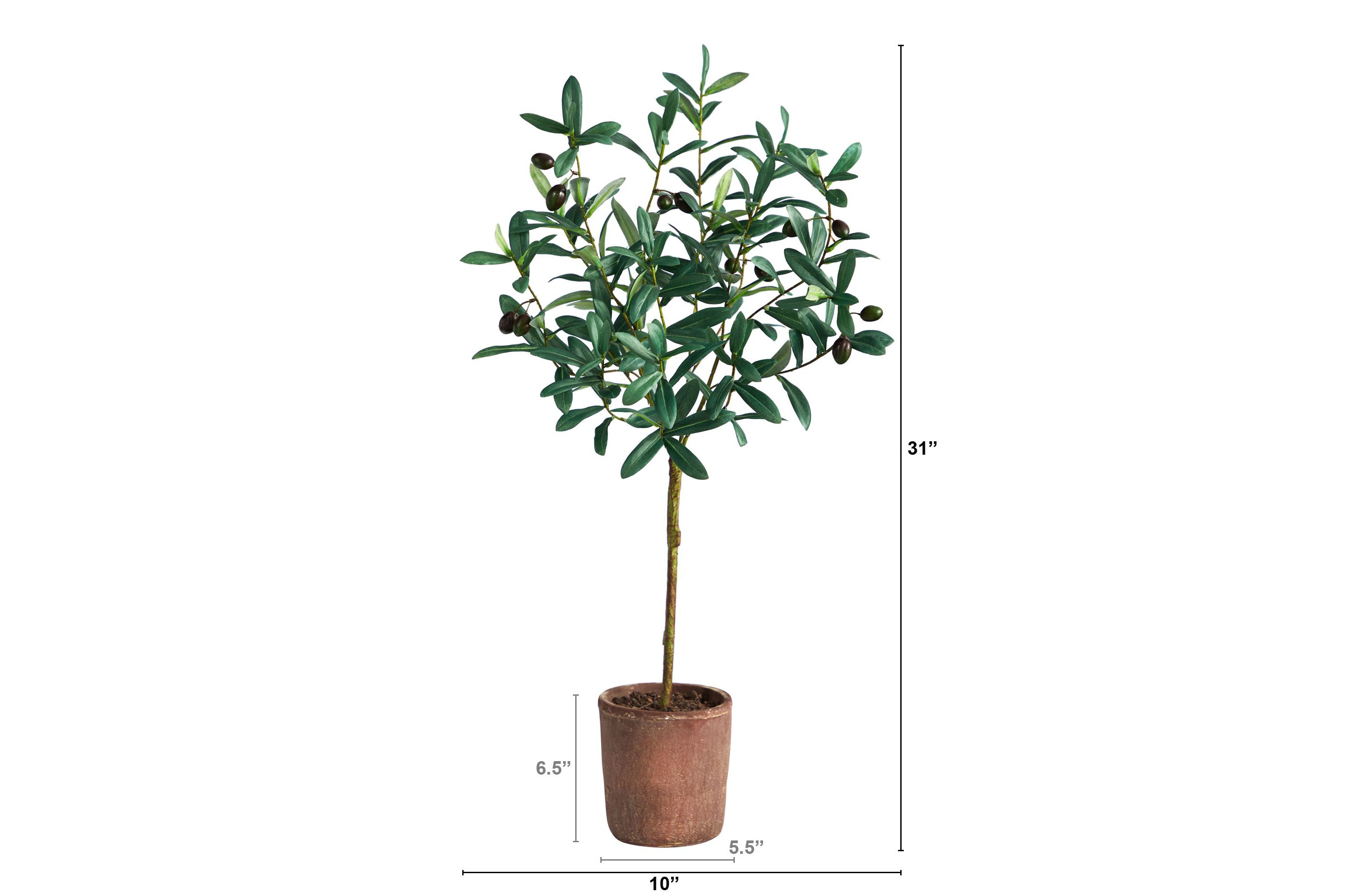 31-Inch Olive Artificial Tree
