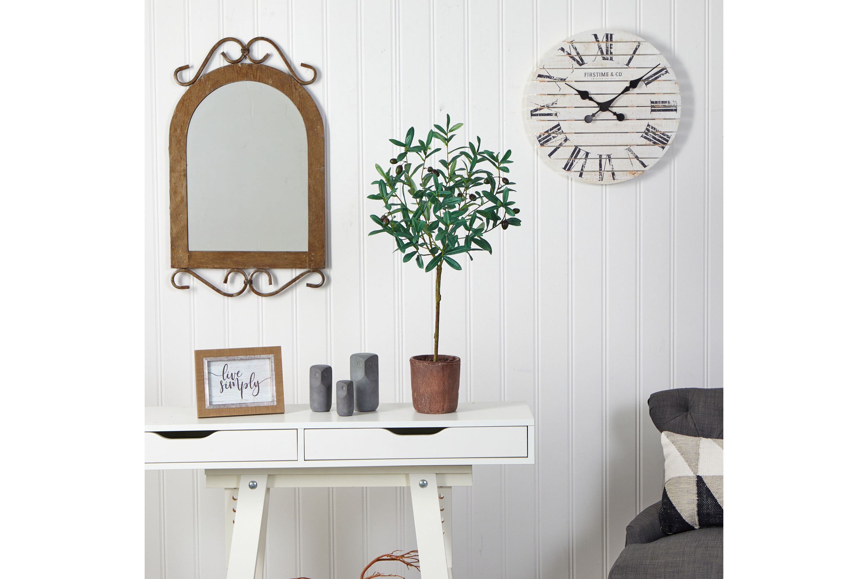 31-Inch Olive Artificial Tree